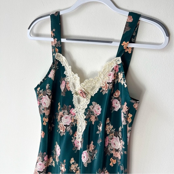 Vintage California Dynasty Floral Maxi Slip Dress - Picture 2 of 8